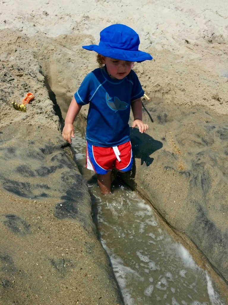 Digging trenches is Tim's specialty.